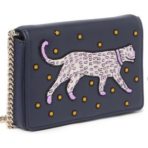 Kate Spade Panther Applique Chain Wallet